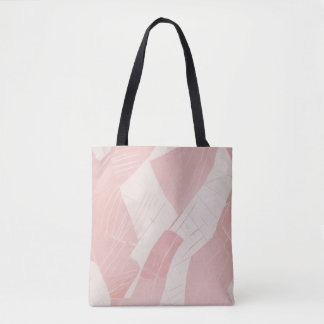 Minimalist Blush Pink Abstract Tote Bag
