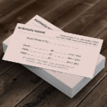 Minimalist Blush Pink Appointment Reminder Card<br><div class="desc">Minimalist Blush Pink Appointment Reminder Cards.</div>