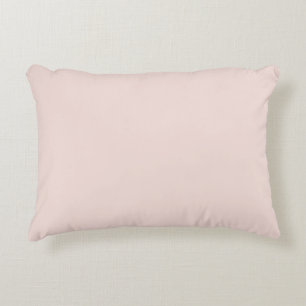 Minimalist blush pink solid plain elegant chic decorative cushion