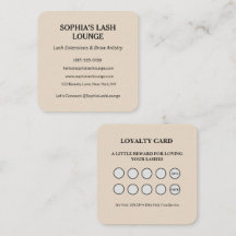 Minimalist Blush Salon Loyalty Business