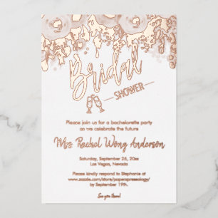 Minimalist Boho Bridal Shower Photo Rose Gold
