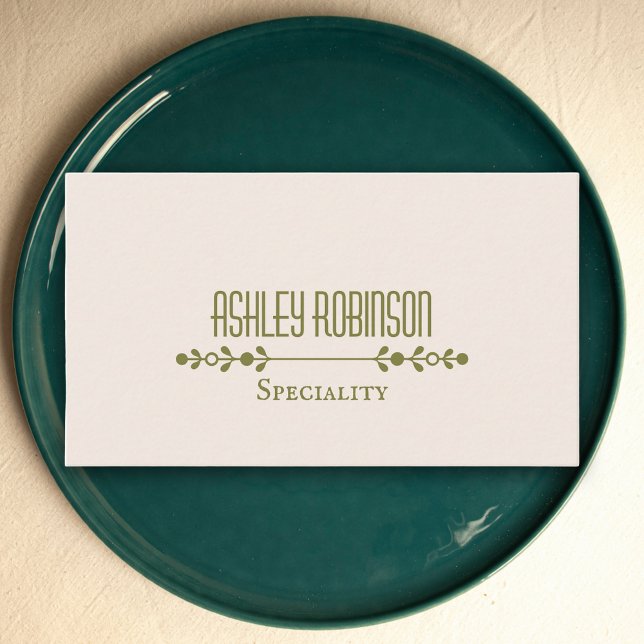 Minimalist boho leaves frame pastel earthy QR code Business Card (Minimalist boho leaves frame pastel earthy QR code Business Card)