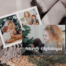 Minimalist Boho / Merry Christmas Multi Photo