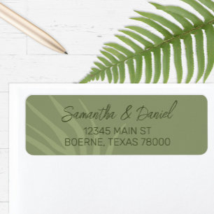 Minimalist Boho Return Address