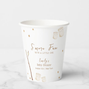 Minimalist Boho S'more Fun Stars Baby Shower  Paper Cups
