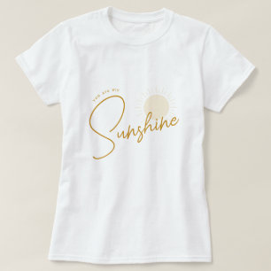 Minimalist Boho Sunshine Baby Shower Mama T-Shirt
