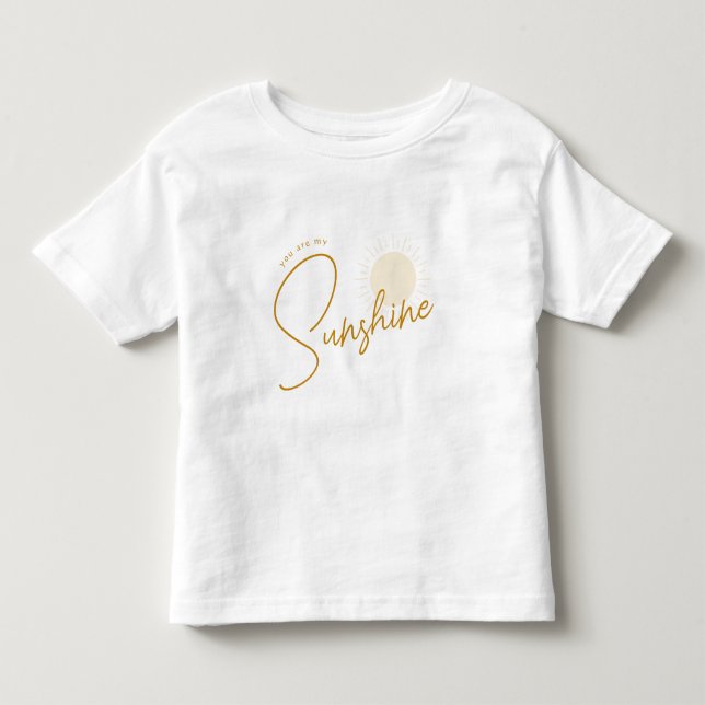Minimalist Boho Sunshine Baby T-Shirt (Front)