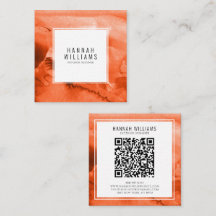 Minimalist Boho Terracotta Unique Qr Code Modern