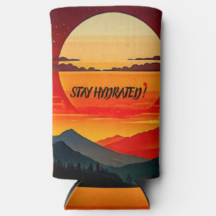 Minimalist BOHO Traveller Seltzer Can Cooler