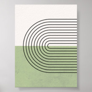 Minimalist Boho Wall Art Modern Geometric Line Art