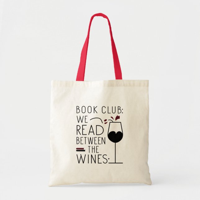 Minimalist Book Club Wine Bag (Front)