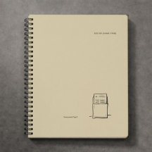 Minimalist Book Lover Notebook/The Library Card