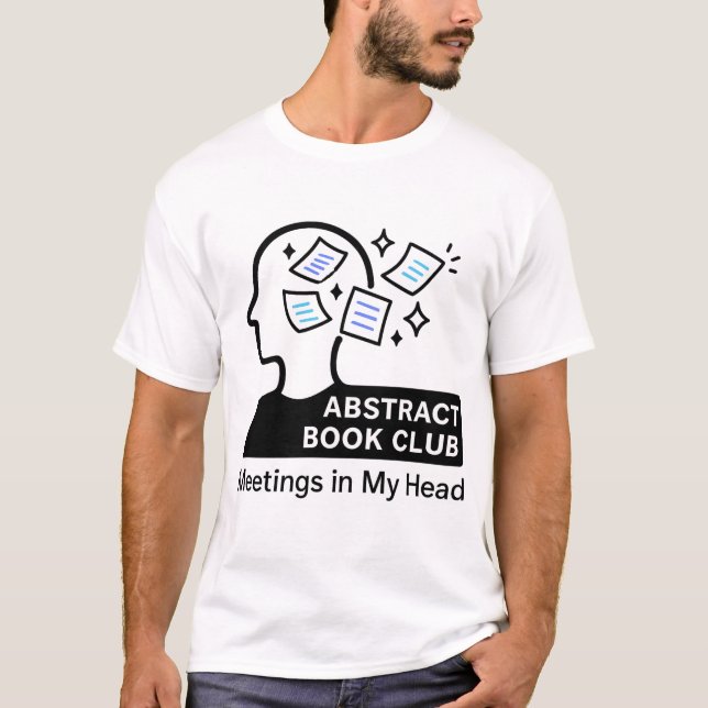 Minimalist Book Lover T-Shirt (Front)