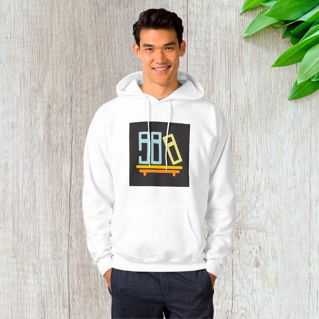 Minimalist Bookshelf Graphic Icon Hoodie (Creator Uploaded)