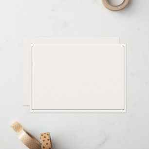 Minimalist Border Flat Card