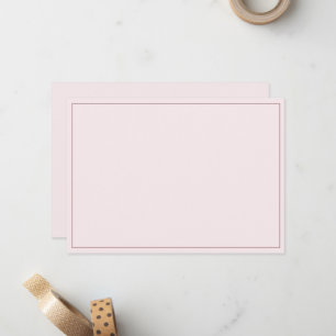 Minimalist Border Flat Card