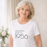 Minimalist Born in 1956 70th Birthday Party