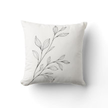 Minimalist Botanical Black Line Art