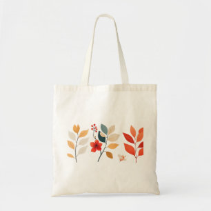Minimalist Botanical Bloom Floral patterns Tote Bag