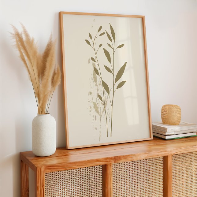 Minimalist Botanical Boho Poster (Creator Uploaded)