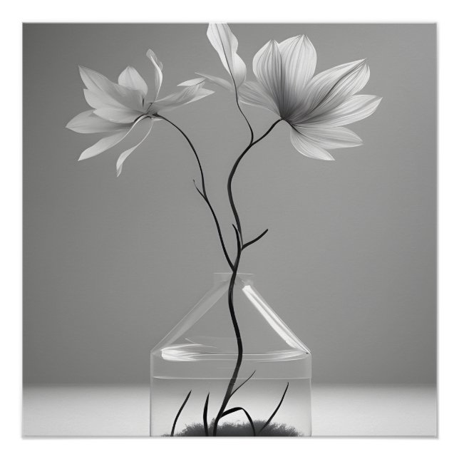 Minimalist Botanical Elegance  Poster (Front)