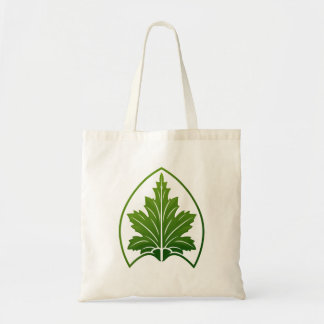 Minimalist Botanical Leaf Emblem for Nature Lovers Tote Bag
