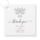 Minimalist Botanical Rustic Monogram Wedding