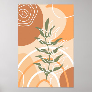 Minimalist Botanical Sage Terracotta Boho Posters