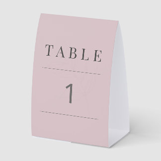 Minimalist Botanical Wedding Dusky Rose