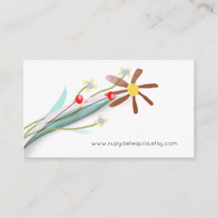 Minimalist Bouquet Business Card