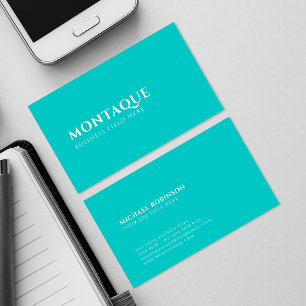 Minimalist Brand Name One Syllable Tosca Business Card
