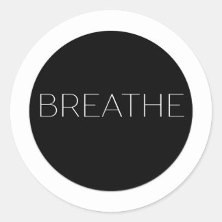 Minimalist Breathe Sticker
