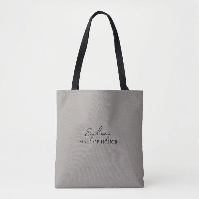 Minimalist Bridal Party  Tote Bag (Front)
