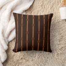 Minimalist Brown Geometric Dots and Stripes