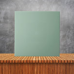 Minimalist Burmese Jade Green Plain Solid Colour Tile<br><div class="desc">Minimalist Burmese Jade Green Plain Solid Colour</div>