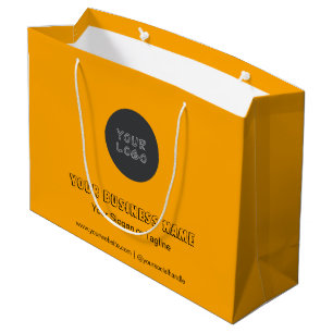Minimalist Business Branded No Minimum Custom Large Gift Bag