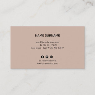 Minimalist Business Card