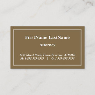 Minimalist Business Card