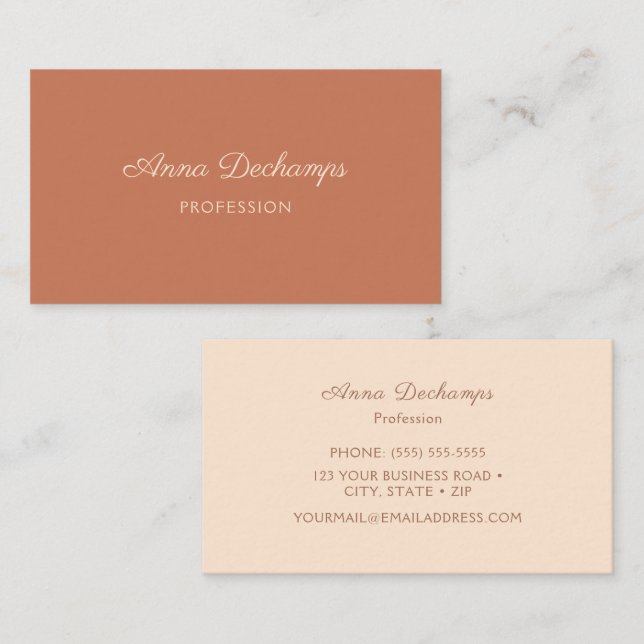 Minimalist Business Card (Front/Back)