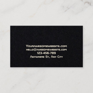 Minimalist business card