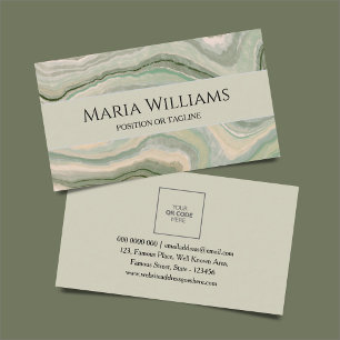 Minimalist Business Card - Marble Pattern DP7