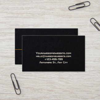 Minimalist business card template
