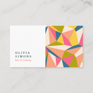 Minimalist Business Card with abstract pattern
