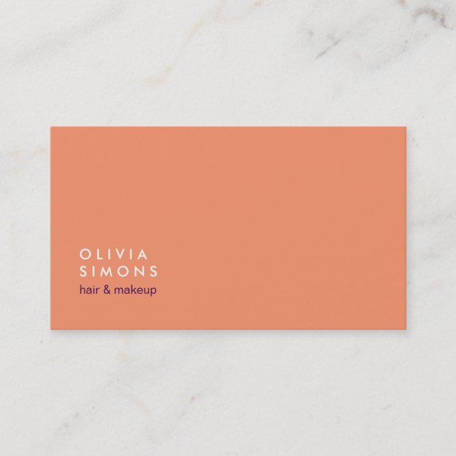 Minimalist Business Cards (Front)