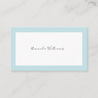 Minimalist Business Cards