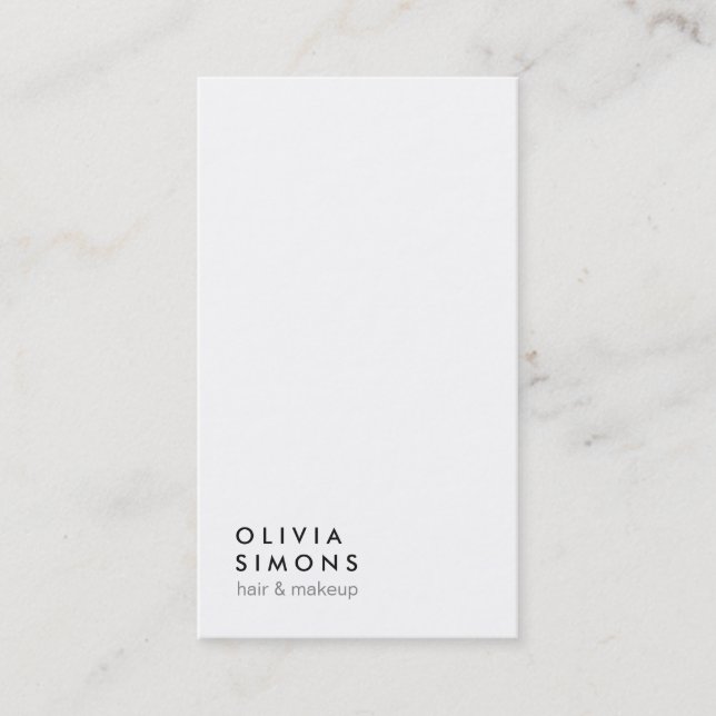 Minimalist Business Cards (Front)