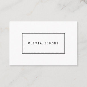 Minimalist Business Cards
