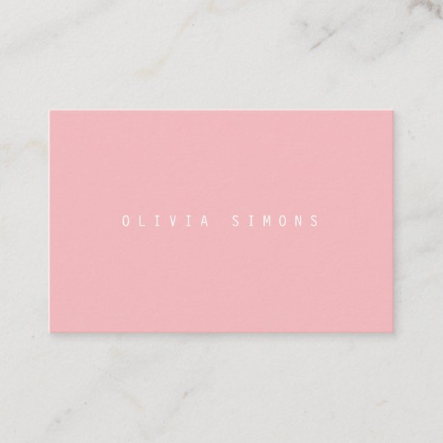Minimalist Business Cards (Front)