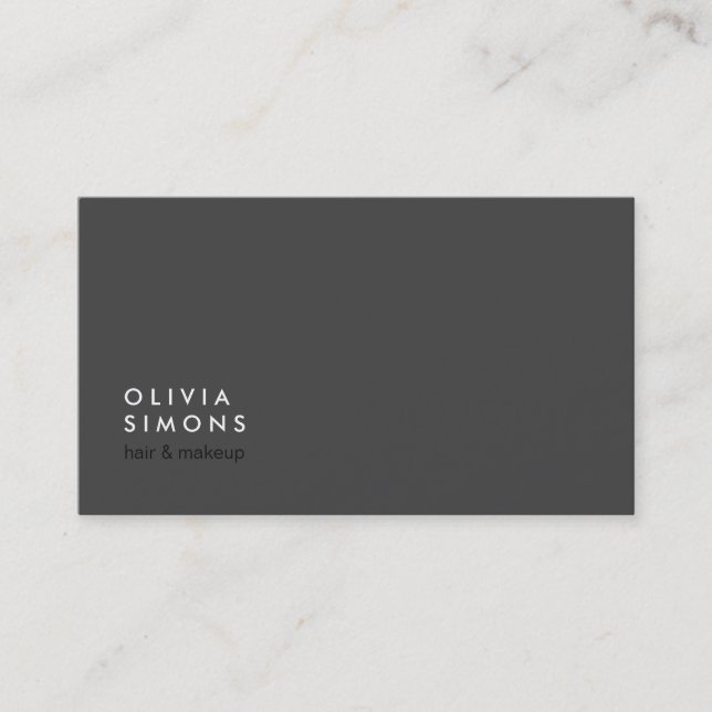 Minimalist Business Cards (Front)
