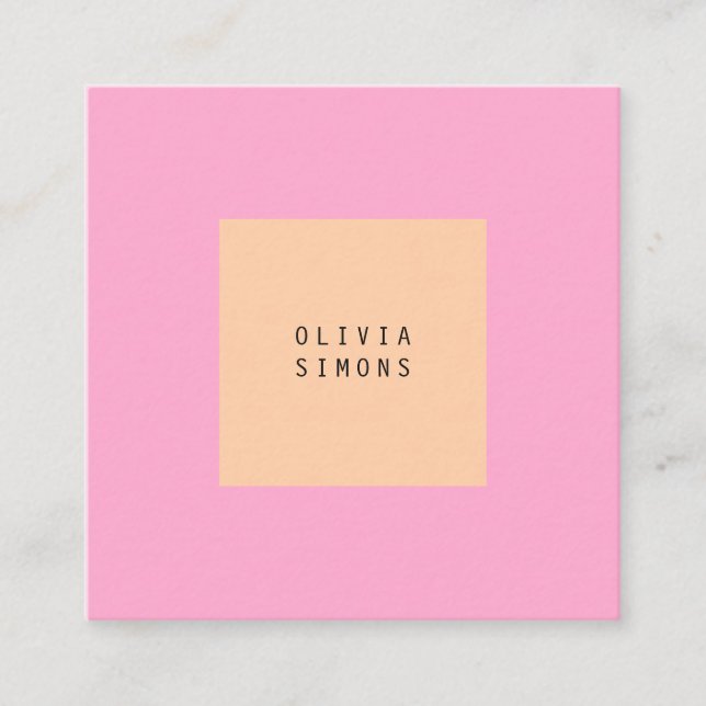 Minimalist Business Cards (Front)